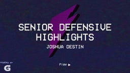 Senior Defensive Highlights