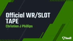 Official WR/SLOT TAPE 