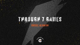 Through 7 Games