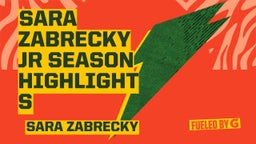 Sara Zabrecky JR Season Highlights