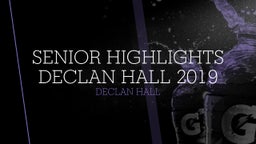 Senior Highlights Declan Hall 2019 