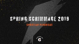 Spring Scrimmage 2019