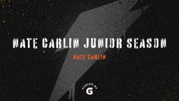 Nate Carlin Junior Season