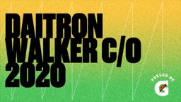 Daitron Walker C/O 2020