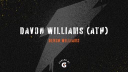 DaVon Williams (ATH)