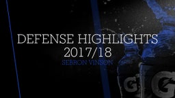 Defense Highlights 2017/18