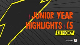 ??Junior Year Highlights??(5 Games)