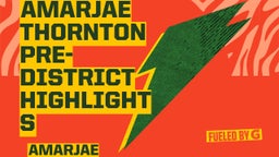 Amarjae Thornton Pre-District Highlights