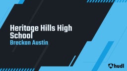 Breckan Austin's highlights Heritage Hills High School