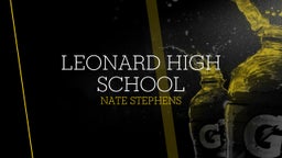Nate Stephens's highlights Leonard High School