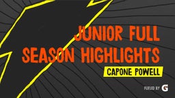 Junior Full Season Highlights