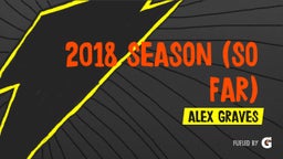 2018 Season (so far)