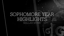 sophomore year highlights 