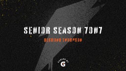 Senior Season 7on7 