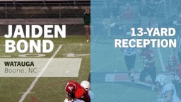 13-yard Reception vs Dudley 
