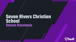 Steven Kountanis's highlights Seven Rivers Christian School