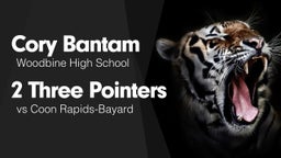 2 Three Pointers vs Coon Rapids-Bayard 
