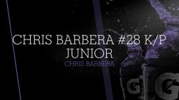 Chris Barbera #28 K/P Junior 
