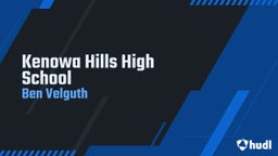 Ben Velguth's highlights Kenowa Hills High School