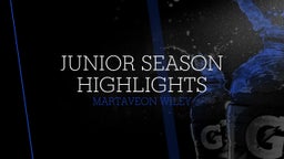 Junior Season HIghlights