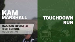  Touchdown Run vs Beloit Memorial 