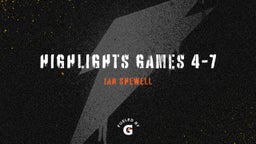 Highlights Games 4-7