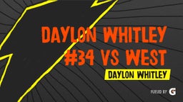 Daylon Whitley's highlights Daylon Whitley #34 vs West Johnston