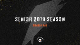 Senior 2019 Season