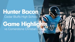 Game Highlights vs Cornerstone Christian School