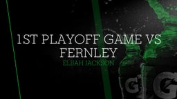 Elijah Jackson's highlights 1st Playoff Game vs Fernley 