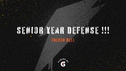 senior year defense !!!