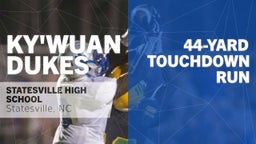 44-yard Touchdown Run vs East Rowan 