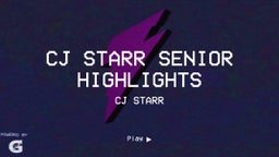  CJ Starr Senior Highlights 