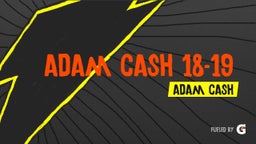 Adam Cash 18-19