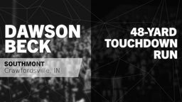 48-yard Touchdown Run vs Frankfort 