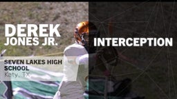 Derek Jones's highlights  Interception vs Mayde Creek 