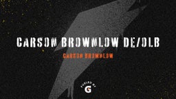 Carson Brownlow DE/OLB