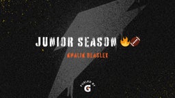 Junior season ????