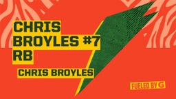 Chris Broyles #7 RB