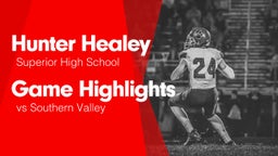 Game Highlights vs Southern Valley