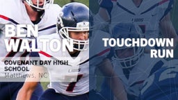  Touchdown Run vs Cannon School