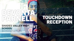 Devonta Parnell's highlights  Touchdown Reception vs Vestavia Hills 