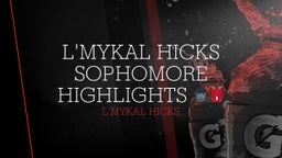 L'Mykal Hicks sophomore highlights ????