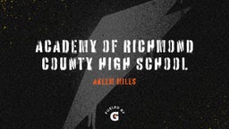 Akeem Miles's highlights Academy of Richmond County High School