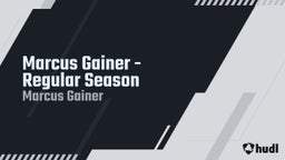 Marcus Gainer - Regular Season