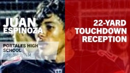 22-yard Touchdown Reception vs Lovington 