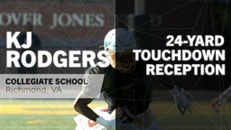 24-yard Touchdown Reception vs Woodberry Forest