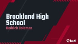 Dedrick Coleman's highlights Brookland High School