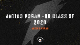 Antino Hogan -DB Class of 2020