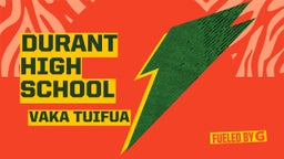 Vakameialo Tuifua's highlights Durant High School